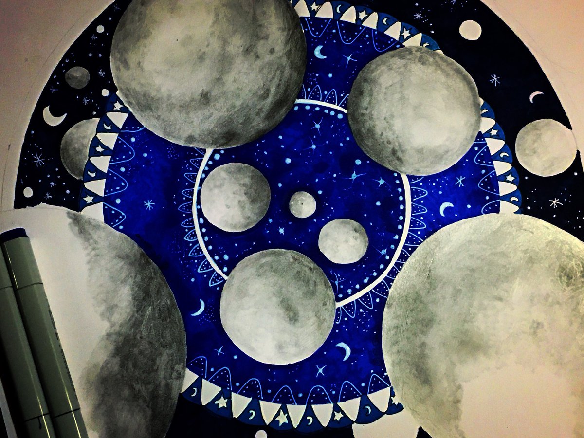 ElCreeco's tweet photo. #art #artist #artwork #fivetotwelve #fünfvorzwölf #watch #drawing #mandalaart #zentangle #zentangleart ##mandala #moon #planet #space #time #fineart #wip #hourglass #doodle #zendoodle #space #spacetangle #tattoo #planets https://t.co/RlhHHqmvfr