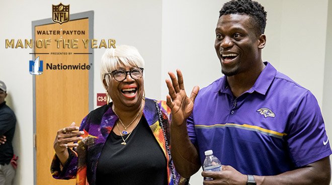 Ravens's tweet photo. Congrats to @BenjaminSWatson on being named a @Nationwide Walter Payton Man of the Year Finalist! 
📰 »   https://t.co/Lx0dQoAhP2 https://t.co/3SZjXSqsSs