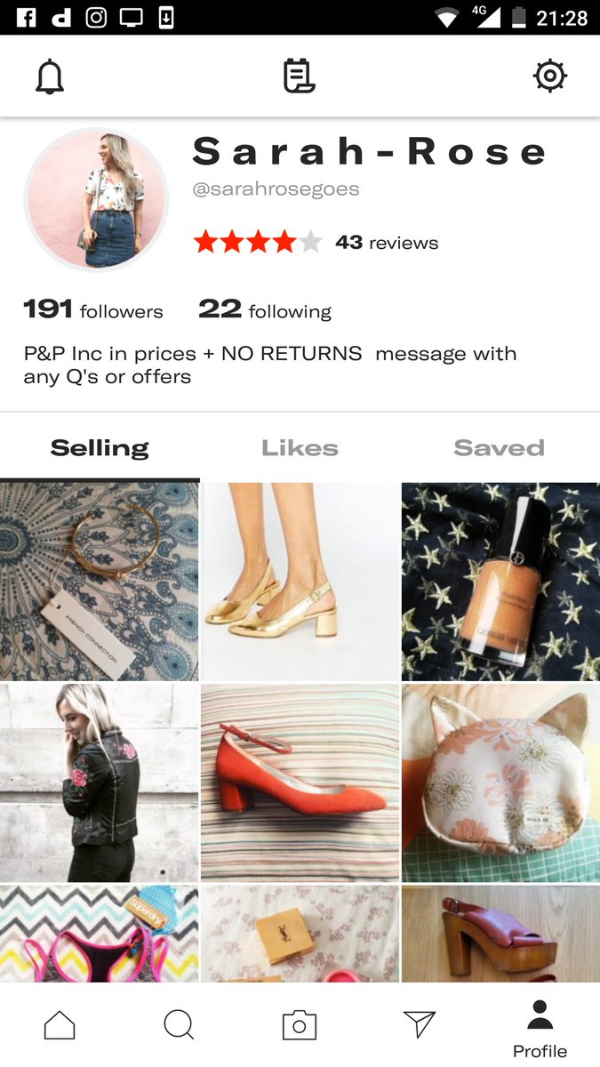 SarahRHarrison's tweet photo. Everything that's not sold on my depop by Friday will be going to charity shops as I start afresh in 2018. Come shop and say hi before it's all gone ✌️ I'm sarahrosegoes ✨ https://t.co/S91CTzAQbB