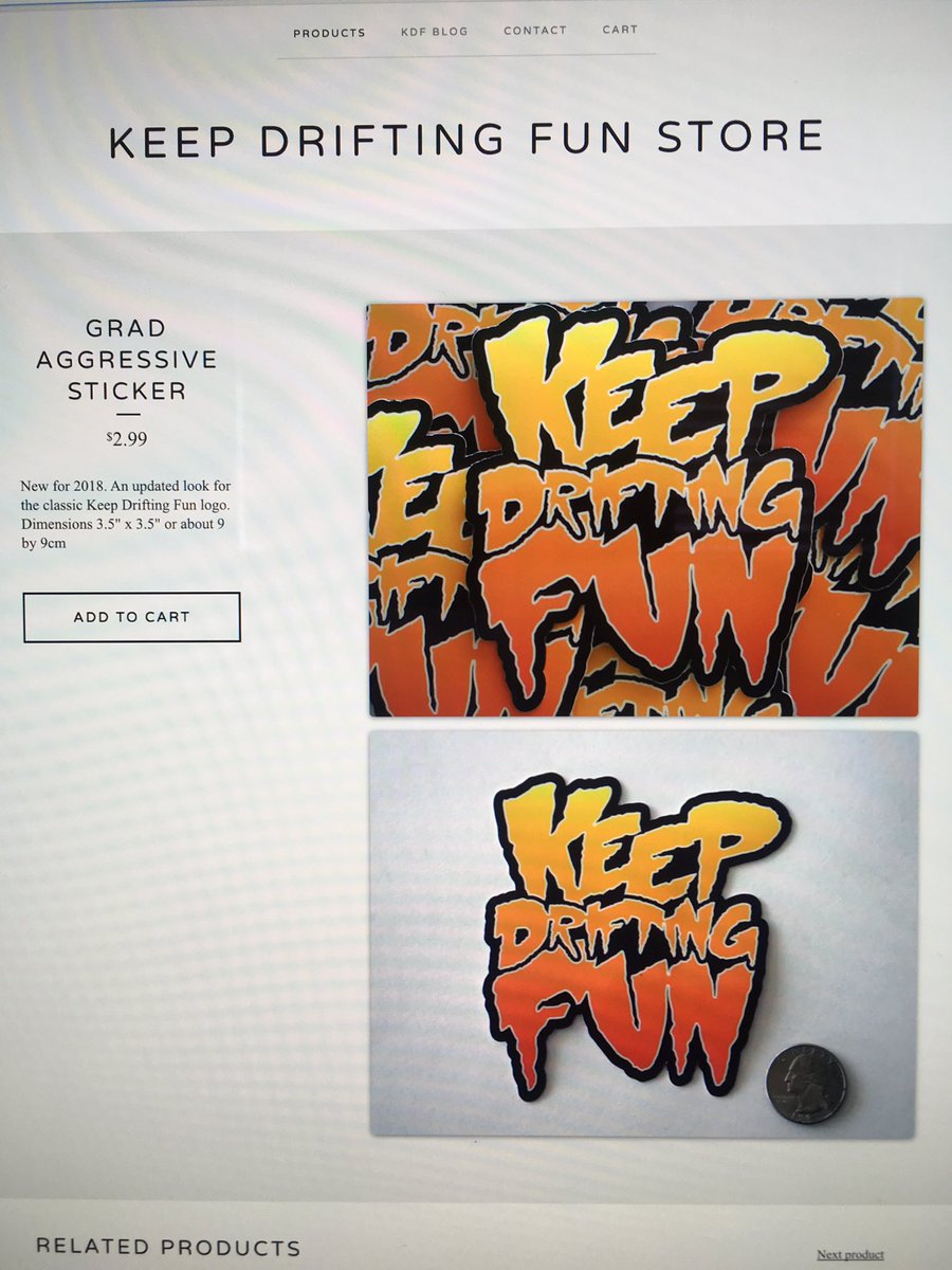 Bringing some life back to the store and our merch. So stoked with how these came out. keepdriftingfun.bigcartel.com