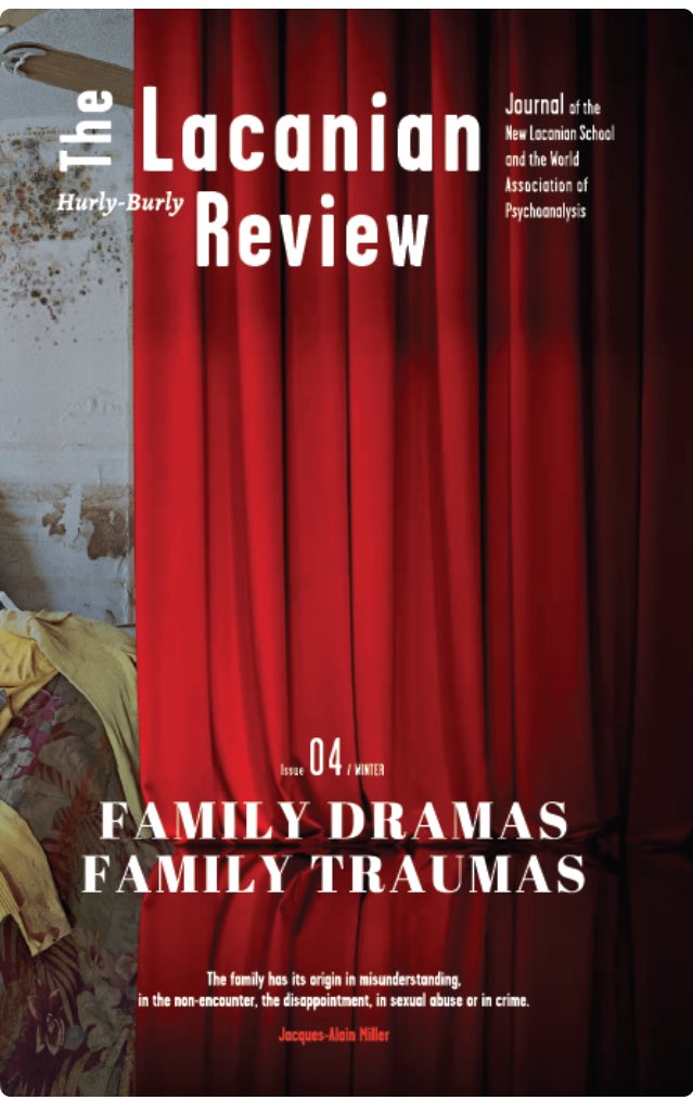 ECF_AMP's tweet photo. L'Actu d'Ecf-Echoppe - flash : #4 - The Lacanian Review - Family Dramas Family Traumas https://t.co/MzTexC4Oiu #EcfEchoppe @LacanianReview #Family #Dramas #Traumas https://t.co/TYmZ97dD7S