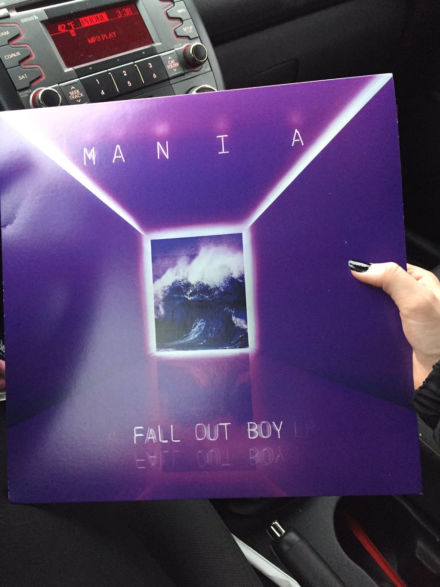 FOBAlerts's tweet photo. I'm sick with the flu but not even that could keep me from going out to get a copy of M A N  I  A💜 y'all got your yet? I can't wait to spin this!😛#fobmania https://t.co/IXh6YreY0E