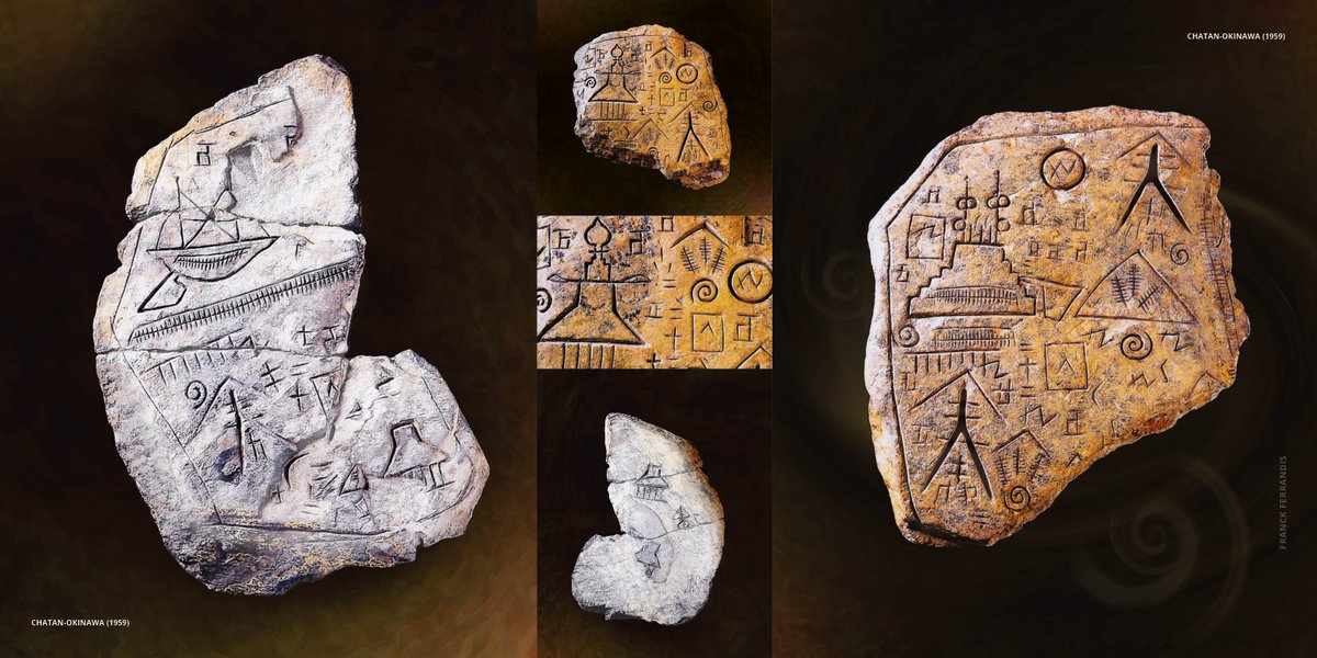 Per_Ignem's tweet image. TABLETTES D'OKINAWA / OKINAWA ROSETTA : ces mémorandums des transactions  secrètes avec invisible et cieux portent plus qu'eux-même  #okinawa_rosetta #okinawa