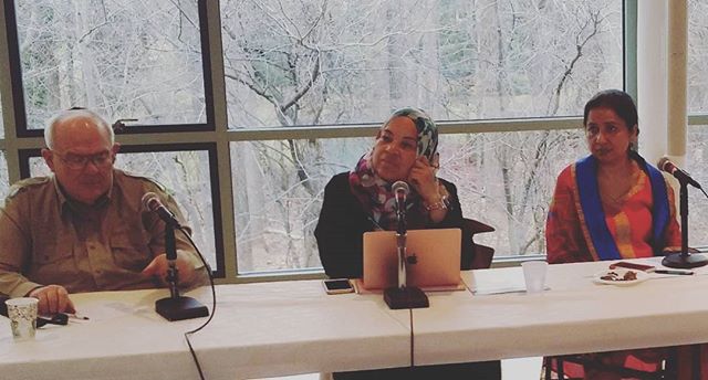 DCInterfaith's tweet photo. A special thank you to the #speakers Ira Weiss, Nisa Muhammad and Gagan Narang @nisaislam - @rumiforum @templerodefshalom #Jews #Muslims #Sikhs #interfaith #humanity https://t.co/H5vDQxuElH https://t.co/iwD2y7DM72