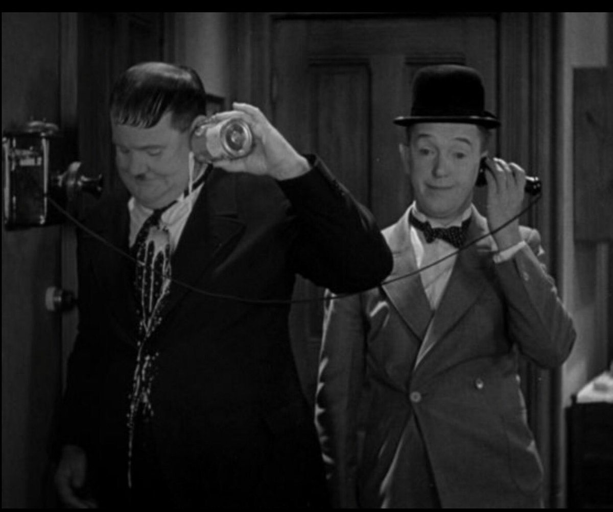 EnoidsK's tweet photo. @BWDR Laurel &amp; Hardy  'Going Bye-Bye' 1935 #MoviePhones https://t.co/seLCuRNDS2