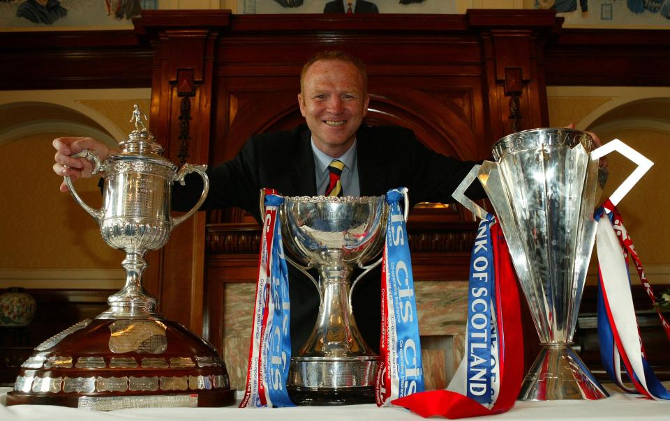 Happy birthday Alex Mcleish      