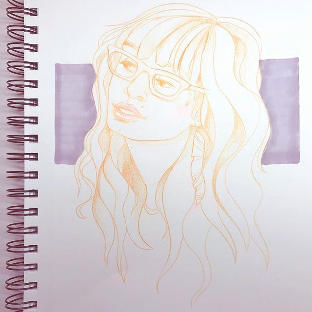 monkeymintaka's tweet photo. 76/100 faces. Back to the sketchbook and I’m a bit rusty! Got some new #promarkers and couldn’t resist using them
.
.
.
.
#artbymonkeymintaka #100faces #100faces2017 #100days #100dayproject #sketchbook #portrait #sketch #facestudy #dailydoodle #windsoran… https://t.co/oJChcZOSVc https://t.co/MFIWm1viq8