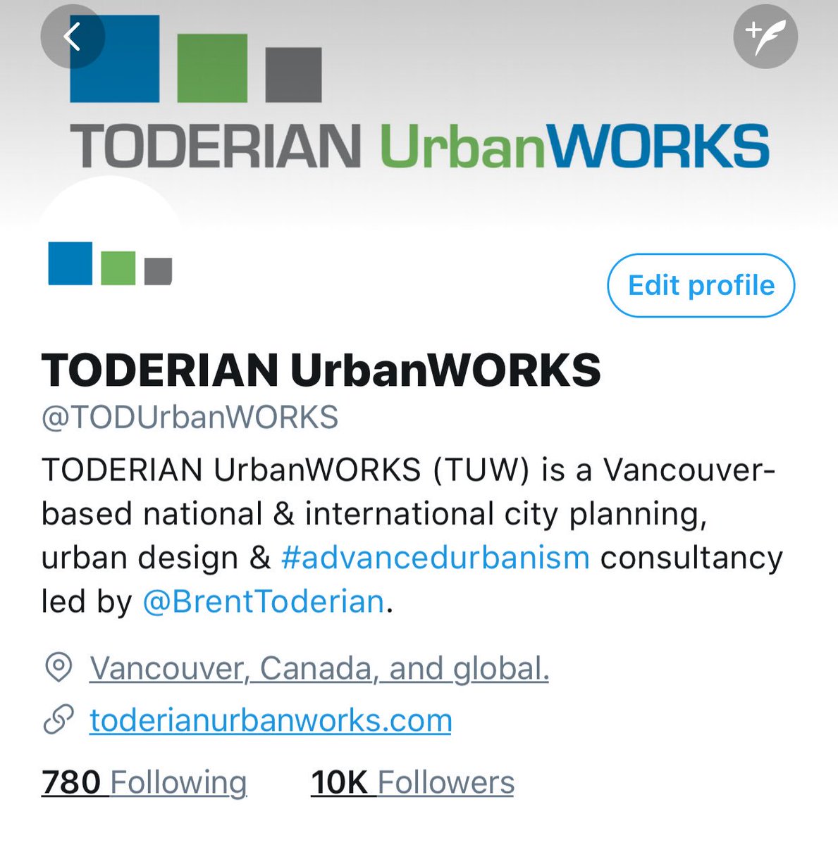TODUrbanWORKS's tweet photo. A really big honour for a planning, design & #AdvancedUrbanism company to be supported by 10K twitter followers! Thanks for each & every one of you for your interest & support! https://t.co/2JBfVgpJKe