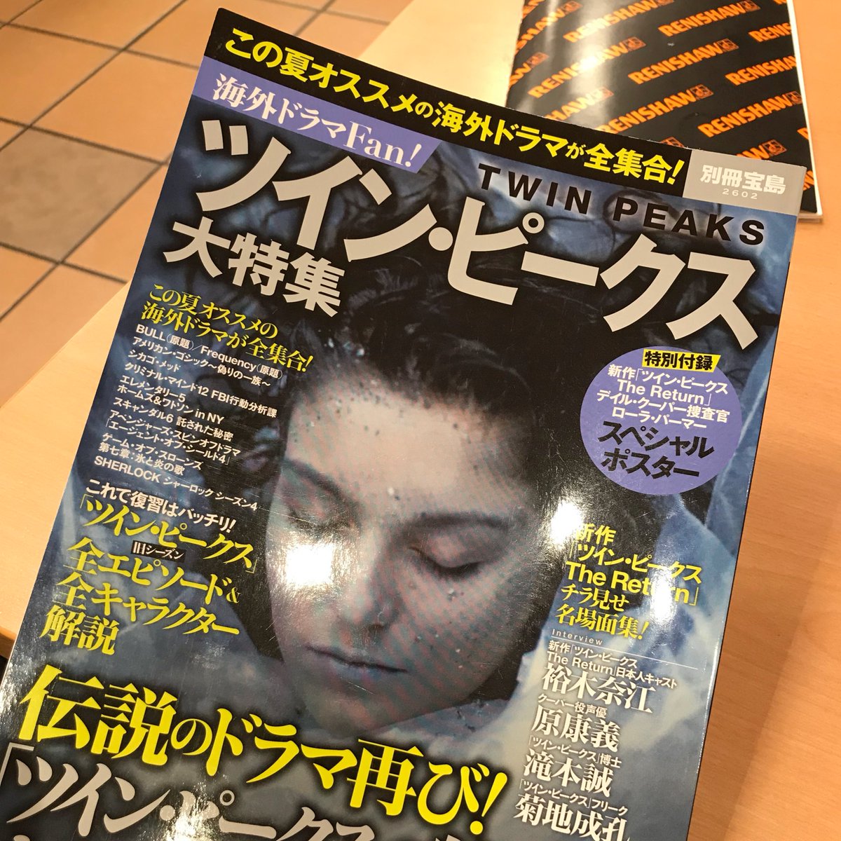 新ベルク郎 別冊宝島 ツイン ピークス大特集 を購入しました 旧tpの複雑な人間関係の相関図 や各エピソードの簡潔な解説など こういう本が欲しかった 的な非常に良い本ですね ツイン ピークス初心者にもオススメです