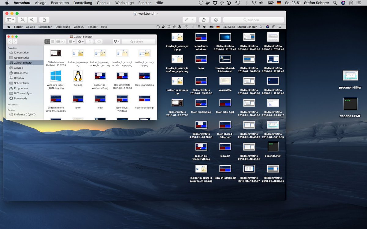 stefscherer's tweet photo. This is how my desktop looks like after writing some blog posts. Now back to #ZeroDesktop, but wait there are some ideas left… https://t.co/xUsgp9kt9I