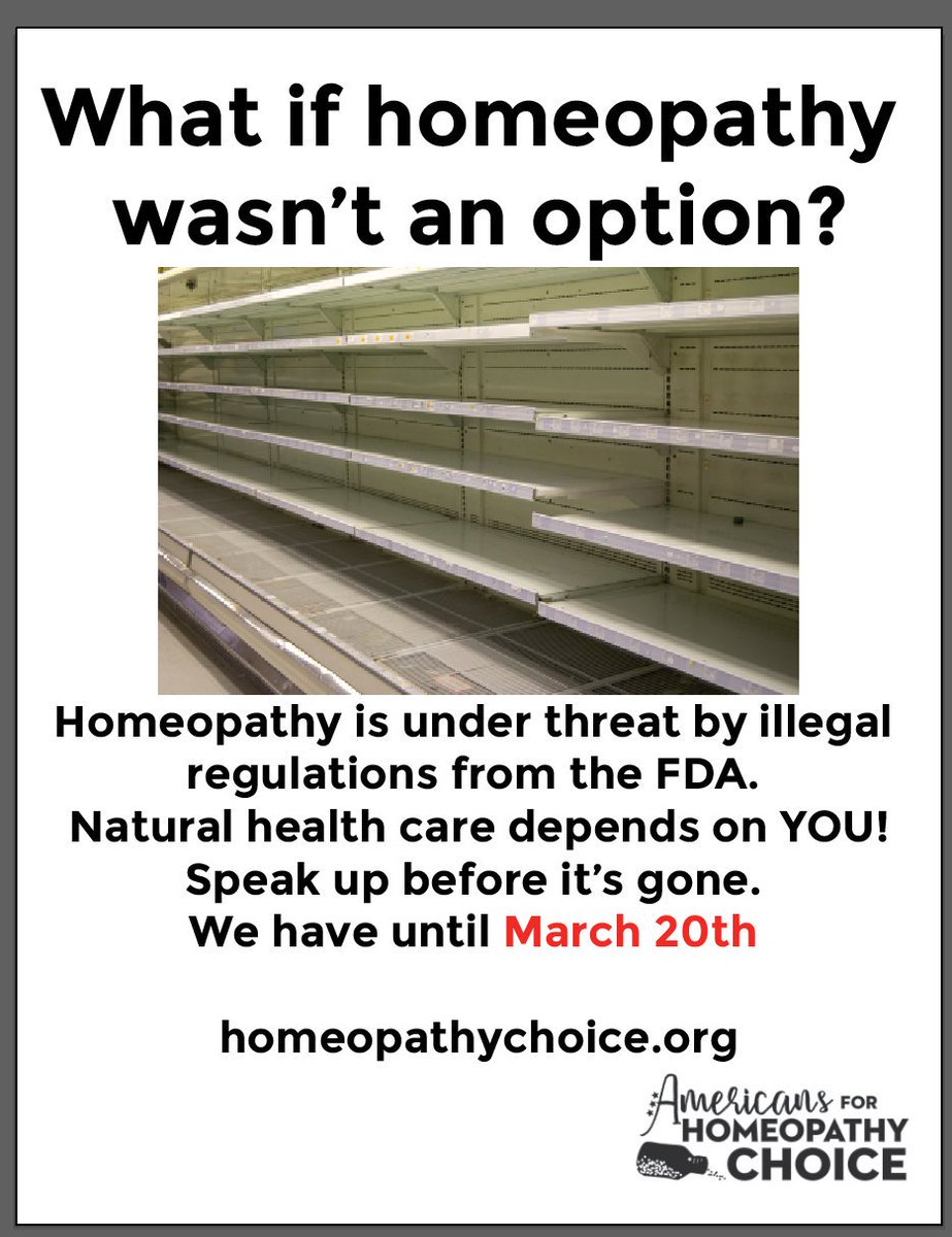 HomeopthyChoice's tweet photo. Why homeopathy matters to America - by Dr. Peter Fisher MD. Worth reading...You can find it here 👉 https://t.co/S9pimHN0dy

#truth #MustRead #MillennialTalk #HomeopathyChoice https://t.co/Lo685Xef1a