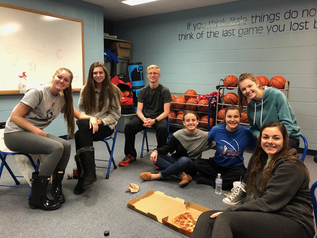 SS_Ladyrebels's tweet photo. The Lady Rebels watch the IHSAA sectional preview show.  We will play Forest Park in Game 2. https://t.co/FvmEi9uTF9