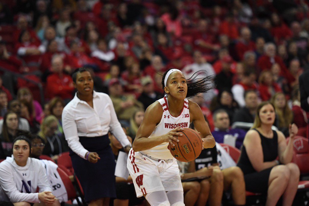 Dialing up a 3 in front of the Northwestern team <a href="/ForeverSuzanne/">Suzanne M FOREVER Ambassador</a> for <a href="/BadgerWBB/">Wisconsin Women’s Basketball</a>