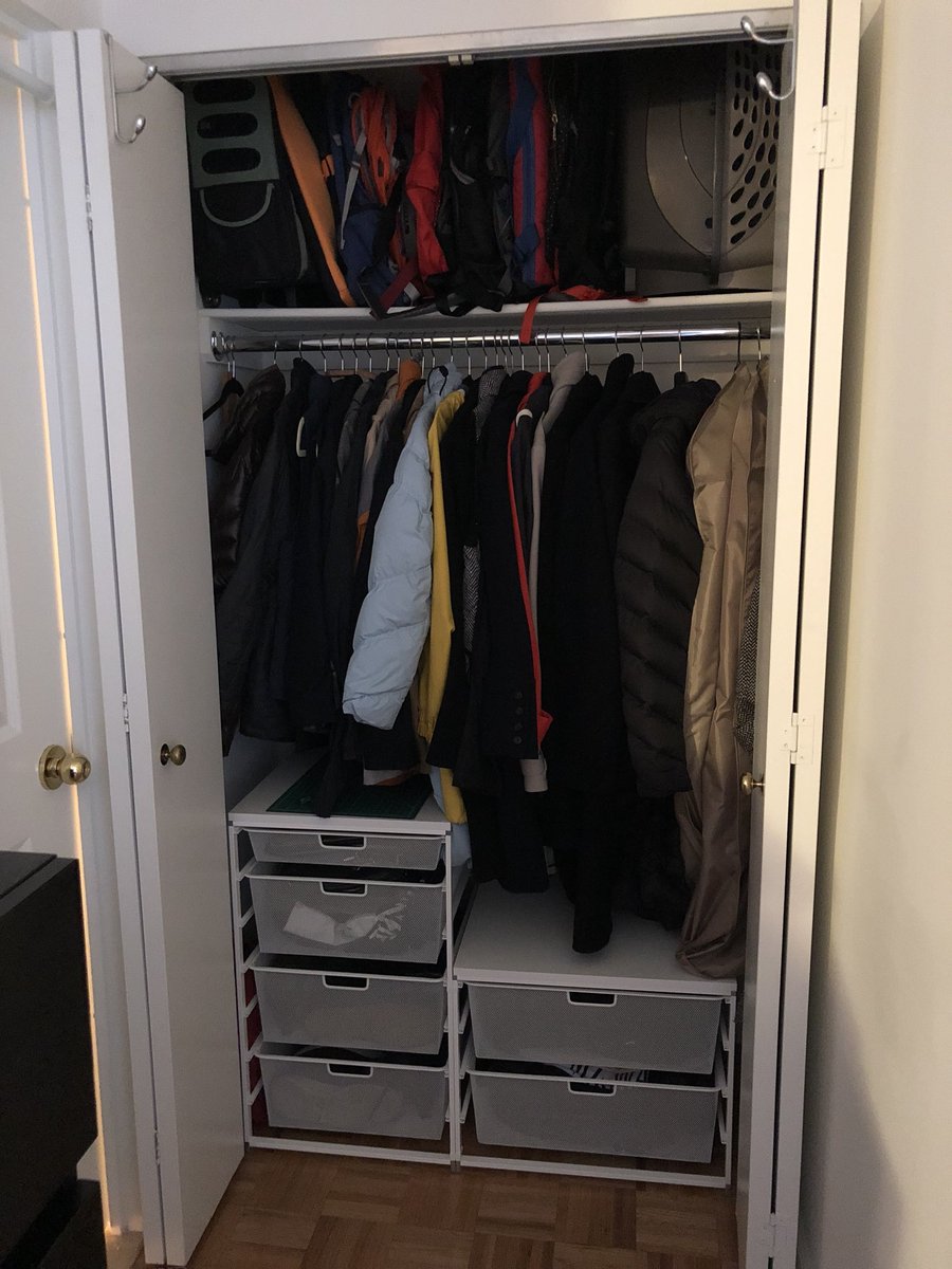 It started with one drawer. It ended it up organizing the whole apartment and a big check at <a href="/ContainerStore/">The Container Store</a> #MissionAccomplished #lifefact