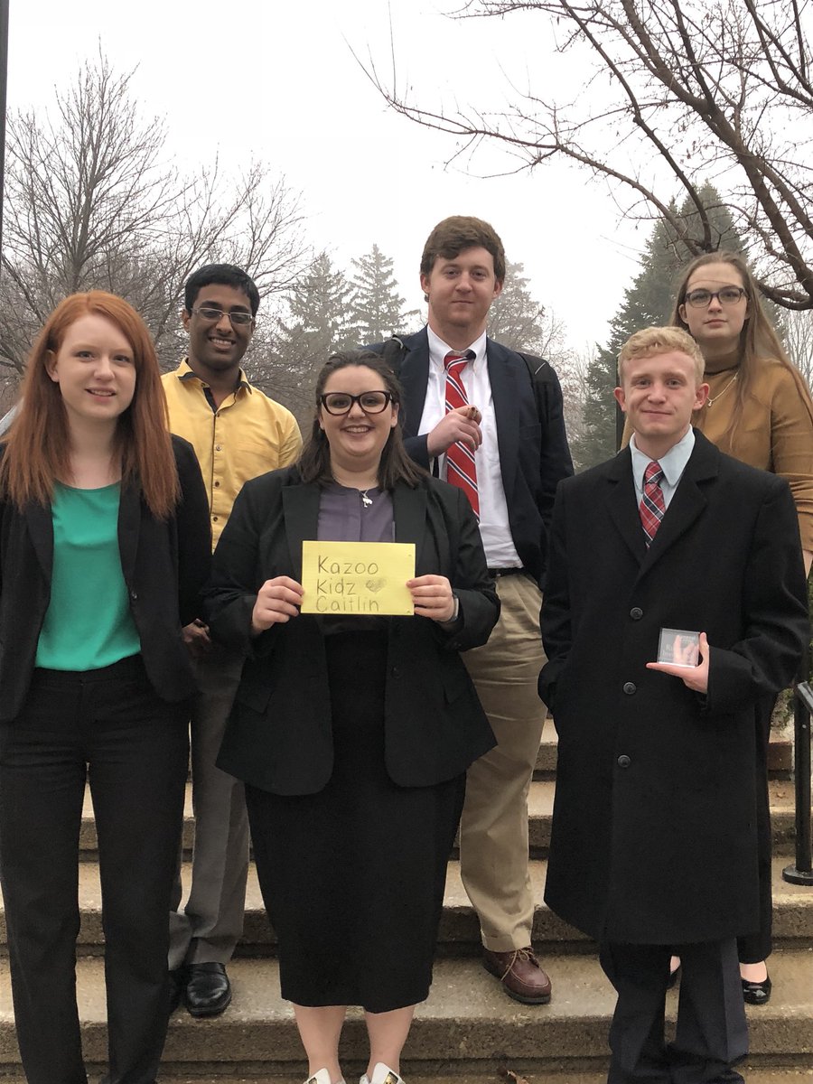 KansasMockTrial's tweet photo. Team Kazoo Kidz (previously known as Team 🍳➡️⚰️) went 4-4 with an extremely high CS and multiple sick competitors! #MockChalk https://t.co/SizUdQqWzi