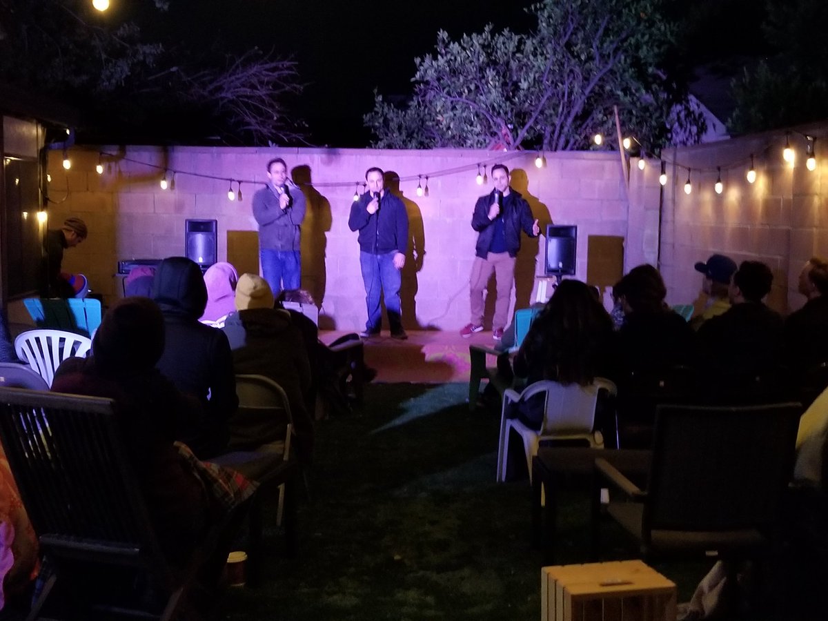 WorkaholicHouse's tweet photo. Great turnout at last night's #Comedy Jam! Thanks to all that braved the cold and #gotweird w/ Us #Comics #Drinks #Food Join us on Feb. 17th for our next show! #Patriots #Jags #AFCChampionshipGame #SAGAwards https://t.co/rdlr0v3j4B