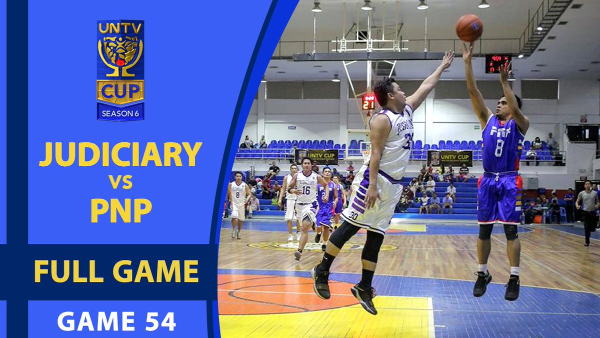UNTVSports's tweet photo. The Judiciary Magis face the PNP Responders on January 21, 2018 at the Pasig City Sports Center for the 2nd round elimination of the League of Public Servants, UNTV Cup.

WATCH: https://t.co/rjjBRHqXha https://t.co/OgAMvD5QAb