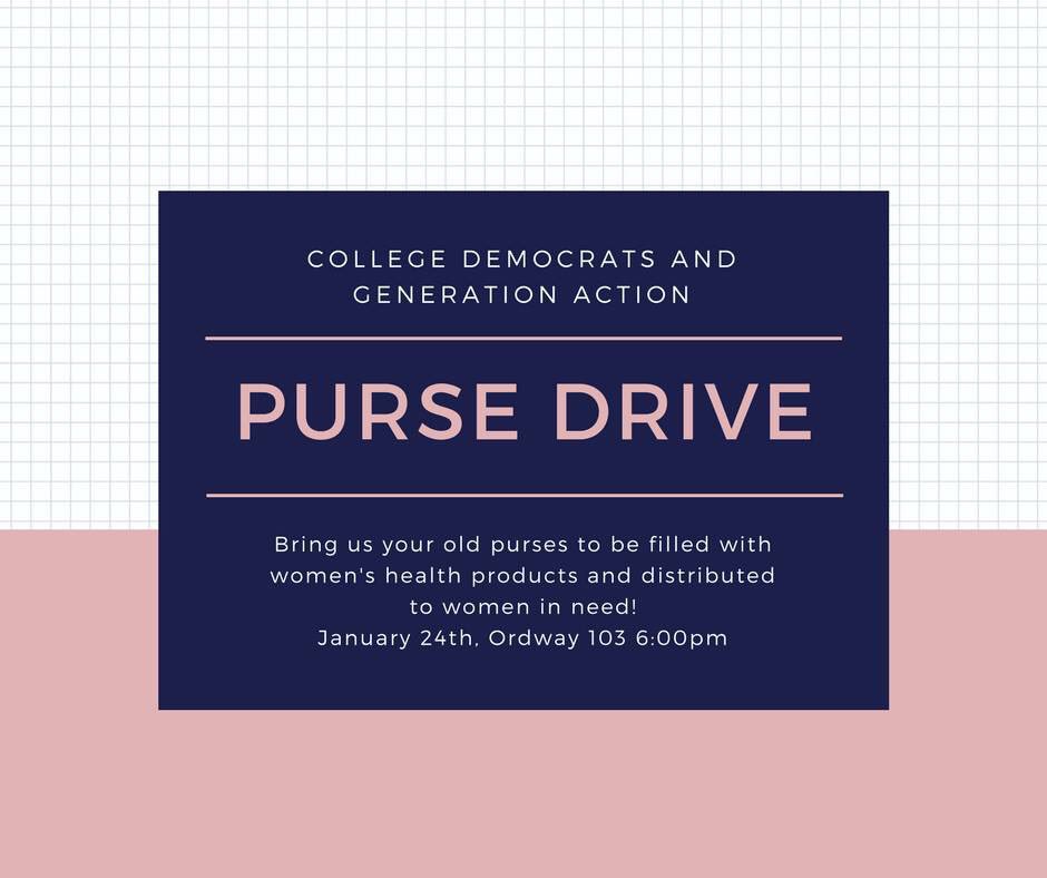 fscgenaction's tweet photo. Join us and @fscdemocrats this Tuesday to donate bags and menstrual products to those in need! https://t.co/FYCZwrthO0