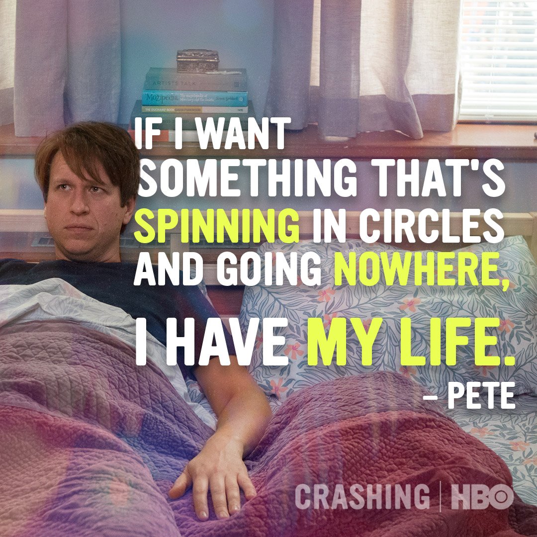 peteholmes's tweet photo. TONIGHT! @CrashingHBO 10:30/9:30c! Brand new, seas two! ❤️ https://t.co/Q9UA5CUdVq