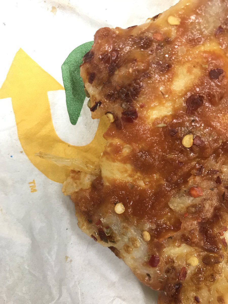 RealDougRobert's tweet photo. Thanks @SUBWAY for almost chipping my tooth #PlasticInMyFood https://t.co/4vi5vW8Edy