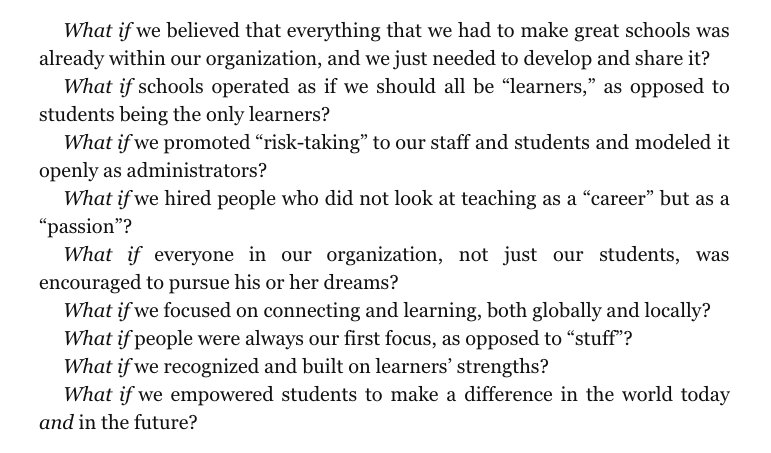 What if we believed that everything that we had to make great schools was already within our organization, and we just needed to develop and share it? #InnovatorsMindset