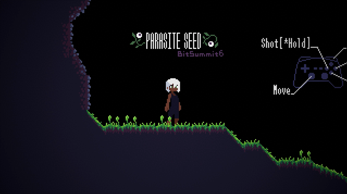 Yuta Strangetelephoneに続く新作 2d 寄生種 アクションゲーム Parasiteseed パラサイトシード の開発始動に伴い 公式サイト T Co Sivymqylqw にて一部情報を公開しました 種 を使ったアクションやストーリーなど前作を超える質で仕上げて