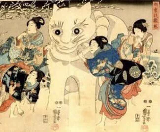 こんな雪の日は実践している人も多いはずw人はなぜ雪を見るとオブジェを作りたくなるのかwww