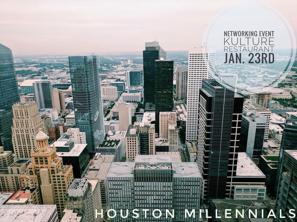 JeffSyptak's tweet photo. .@HTXMillennials first 2018 networking mixer takes place Tuesday at Kulture.

🔥"Setting goals is the 1st step in turning the invisible into the visible" - Tony Robbins

📌RSVP: https://t.co/CCWXG3gzDD…

🎟️ Tickets for #AIMHigh Leadership Conference available

#htxmil https://t.co/hmwIsYjVZM