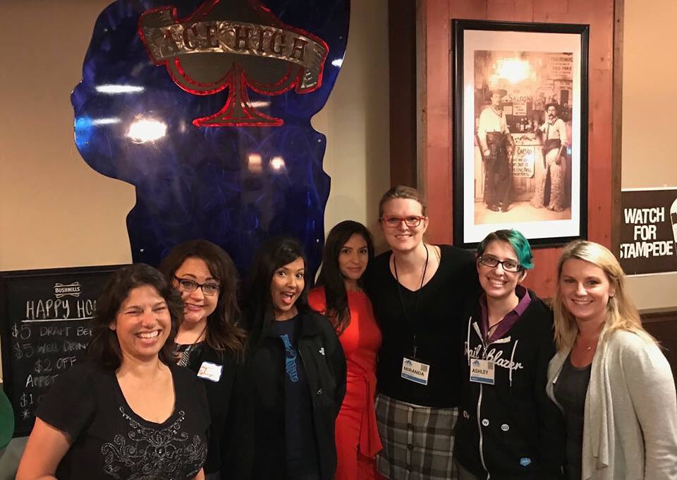 IrvineWITGroup's tweet image. Big shoutout to these beautiful ladies! Our WIT Happy Hour was a success because of them. We would also like to thank @nickkiforce &amp;amp; @SaaSy_Sistah who weren’t there for the picture. Thanks to all who attended! @TahoeDreamin18 #UpToSnowGood