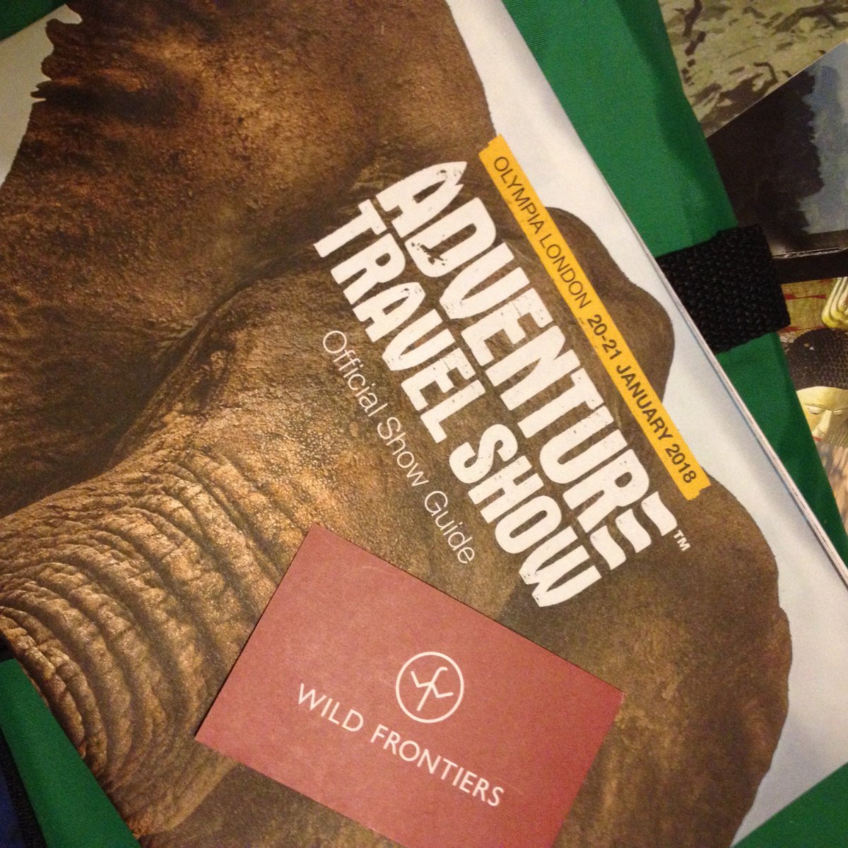 IfExiledtoEarth's tweet photo. Another day of inspiration at the Adventure Travel Show 

...
#exiledtoearth #ATS2018 #weekendtravel #weekendadventure https://t.co/osBsMc6JWr