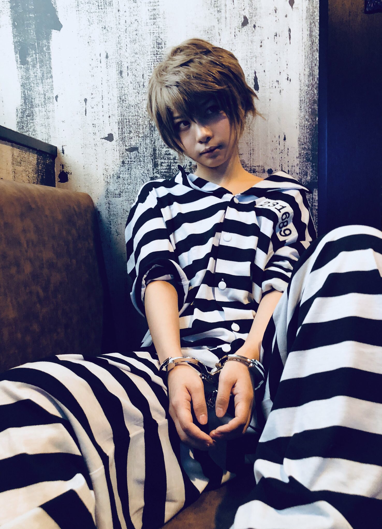 足太ぺんた 囚人服を買ったので男装して写真撮りました ワ T Co 6mtnbhq8ig Twitter