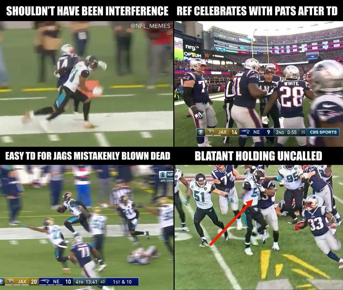 NFLMemes's tweet photo. Jaguars get robbed? https://t.co/oRm30K1IFx