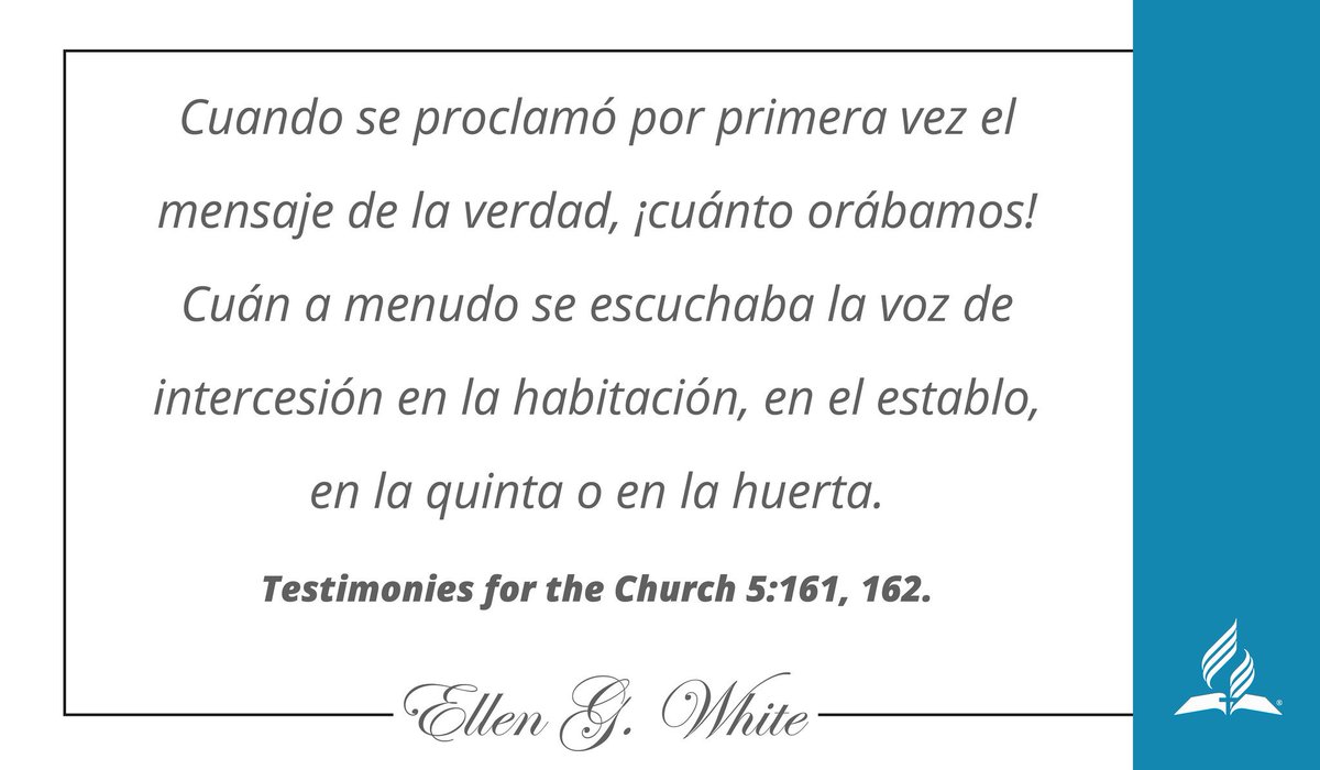 EspProfUA's tweet photo. Para progresar en la vida espiritual, tenemos que pasar mucho tiempo en oración. 
@pastortedwilson @prertonkohler https://t.co/XQf8obZmGM