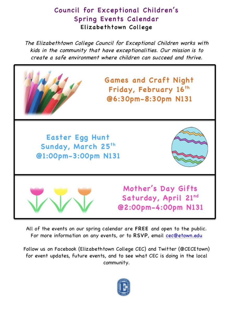 CEC Etown tweet media