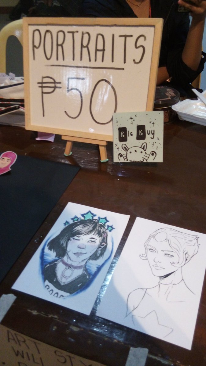 smvadesdec's tweet photo. Hey there! 

Drop by our booth at the AVR! We have stickers and portraits. You can shop before AND after you watch CineMapúa (or just drop by to buy from us.) 😜 We'll be here until Saturday!

See you! 

👌✌

#Cinemapúa #Cinemapua https://t.co/l1SvLxFr0b