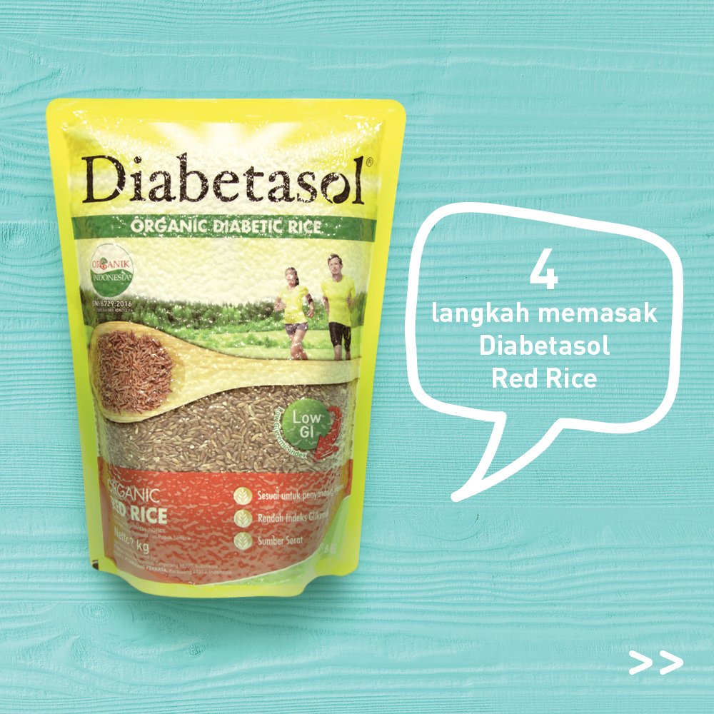 DiabetasolID's tweet photo. Sahabat Sehat sudah pernah mencoba Diabetasol Red Rice belum? Coba yuk sekarang! Ayo beralih ke Diabetasol Red Rice dan ikuti 4 langkah untuk memasaknya dengan tepat :) https://t.co/i1Z51exPqJ