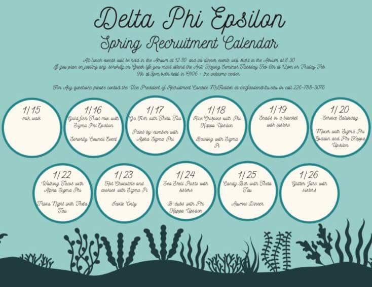 ltu_dphie's tweet photo. Swim by for our second week of Spring recruitment events!! This week is going to go swimmingly !🐡 https://t.co/jEIpeMpWcr