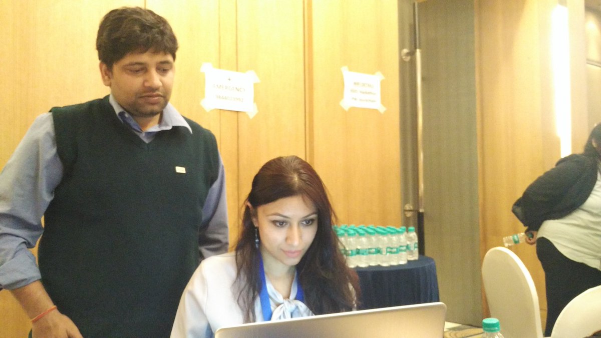 prasan_rv's tweet photo. #BTSBlockchainHackathon focus and fun is our mantra. Power of a focused and dedicated Mind at work. @blrtechsummit https://t.co/tDFrH7stpJ
