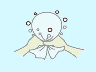 nicoru_15's tweet photo. お風呂で1回でもタオルクラゲやった事ある人RT。 https://t.co/iA3Jkl1wYw