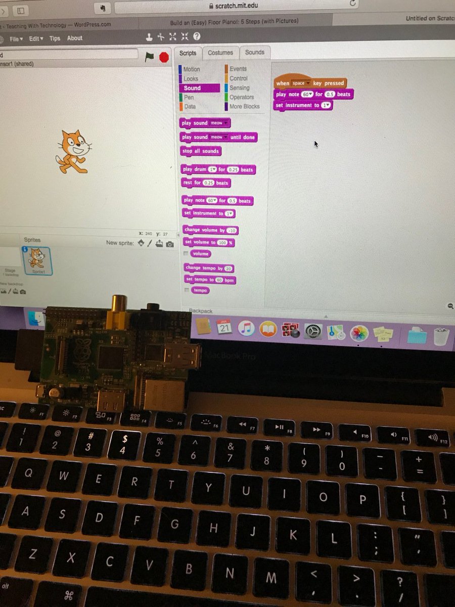 Sngle_Mom_Swag's tweet image. Work in progress - repurposing for the Raspberry Pi: cardboard keyboard to test notes in the choir and band room #CEP818 #MAET #learningtoprogram #programmingNOOB technologyinteachingblog.wordpress.com/2018/01/22/rep…