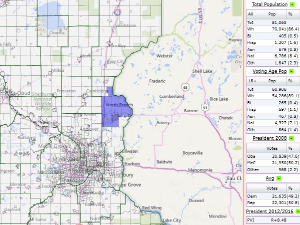 ActorAaronBooth's tweet photo. Worth mentioning in this same thread that we had a #MNLeg special election about a year ago in 2017. Minnesota #HD32B actually borders Wisconsin's #SD10 that Democrats just picked up last week. #MNPol #ElectionTwitter https://t.co/CdZOcSL3Kg