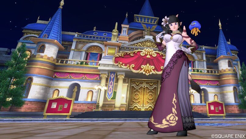 ルカ Dqx V Twitter モダンローズドレス サブとカラーが同じ感じだったので オーロラとダークプラムに変えて 腕をマジェスタにしましたヽ ノ ドレスにスリット欲しかった ੭ W ੭ オガ子ドレア 会心のモダンローズ