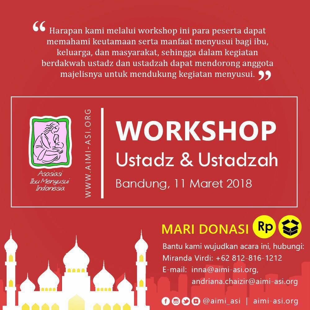 aimi_asi's tweet photo. AIMI akan mengadakan Roadshow WUU keempat di kota Bandung - Jawa Barat pada tanggal 11 Maret 2018.

Keikutsertaan kegiatan ini tidak dipungut biaya, oleh karenanya kami mengajak Bapak dan Ibu untuk turut berdonasi ke rekening Mandiri/BCA AIMI.

Bantu kami wujudkan acara ini 🙏🙏 https://t.co/DB9u6gdAHz