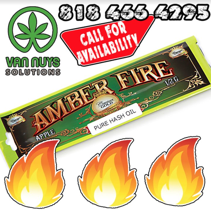 VanNuys25Cap's tweet photo. Amber Fire is known for having the world's strongest potency levels with non-edible items. Find their line of pre-rolls today at Van Nuys Solutions. 🔥

#Dispensary #VanNuysSolutions #MMJ #AmberFire #CaviarGold #MedicalMarijuana #HighTimes #HighSociety #TopShelf https://t.co/9wbM1OkoS2