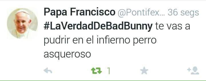 Y39035898's tweet photo. #LaVerdadDeBadBunny https://t.co/8pMB4a29Xv