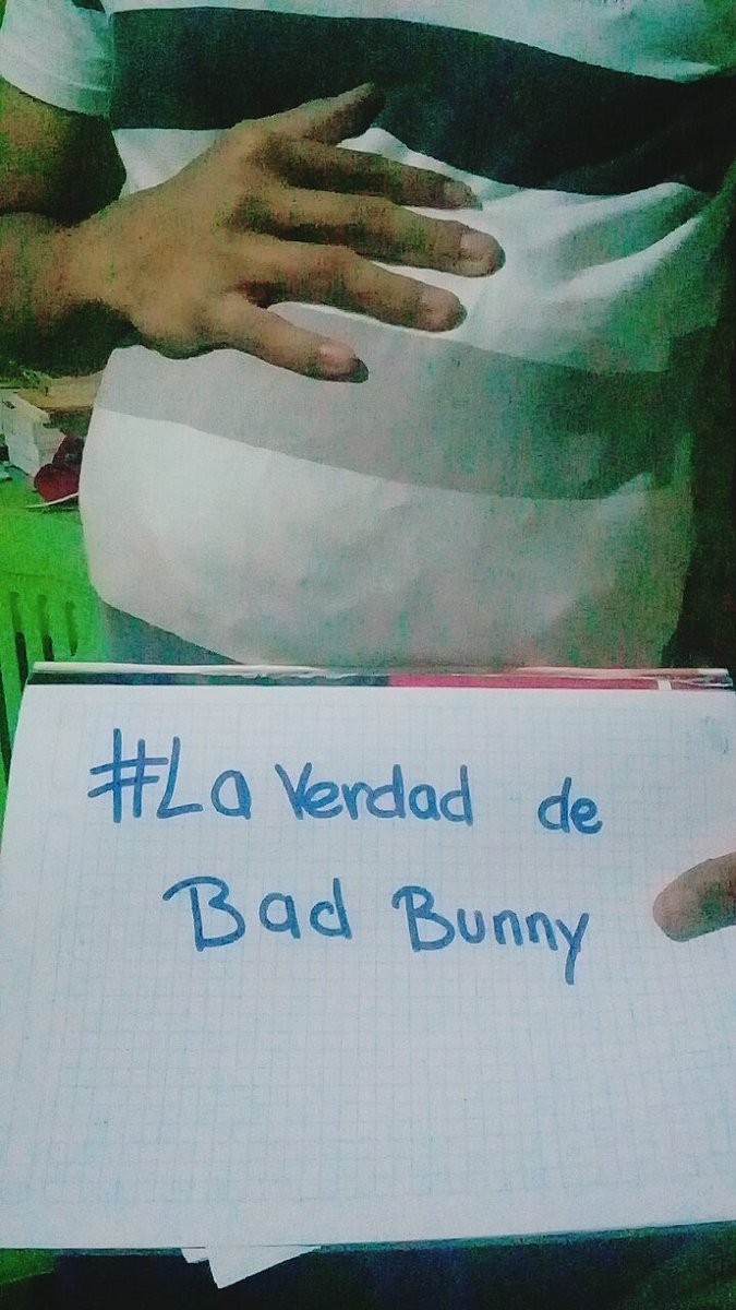 BrendaTerleira's tweet photo. Por tu violacion quede embarazada y todavia quieres que aborte. #LaVerdadDeBadBunny https://t.co/Ru2lwV8b5I