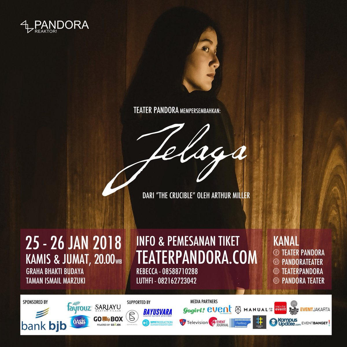 minumoasis's tweet photo. Saksikan pementasan "Jelaga" persembahan @pandorateater hari Kamis dan Jumat tanggal 25 dan 26 Januari 2018 di Graha Bakti Budaya Taman Ismail Marzuki Jakarta. Info https://t.co/rKj85Knz8l - supported by @MinumOasis https://t.co/IlZwzTPsRV