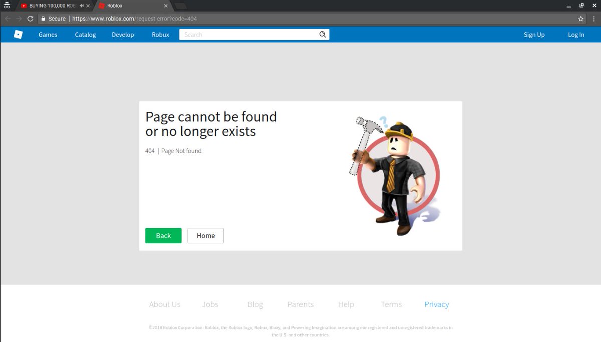 Landon On Twitter Buying 100 000 Robux In Roblox Goes Very Wrong Https T Co 3xmqpgm556 Via Youtube - roblox robux error