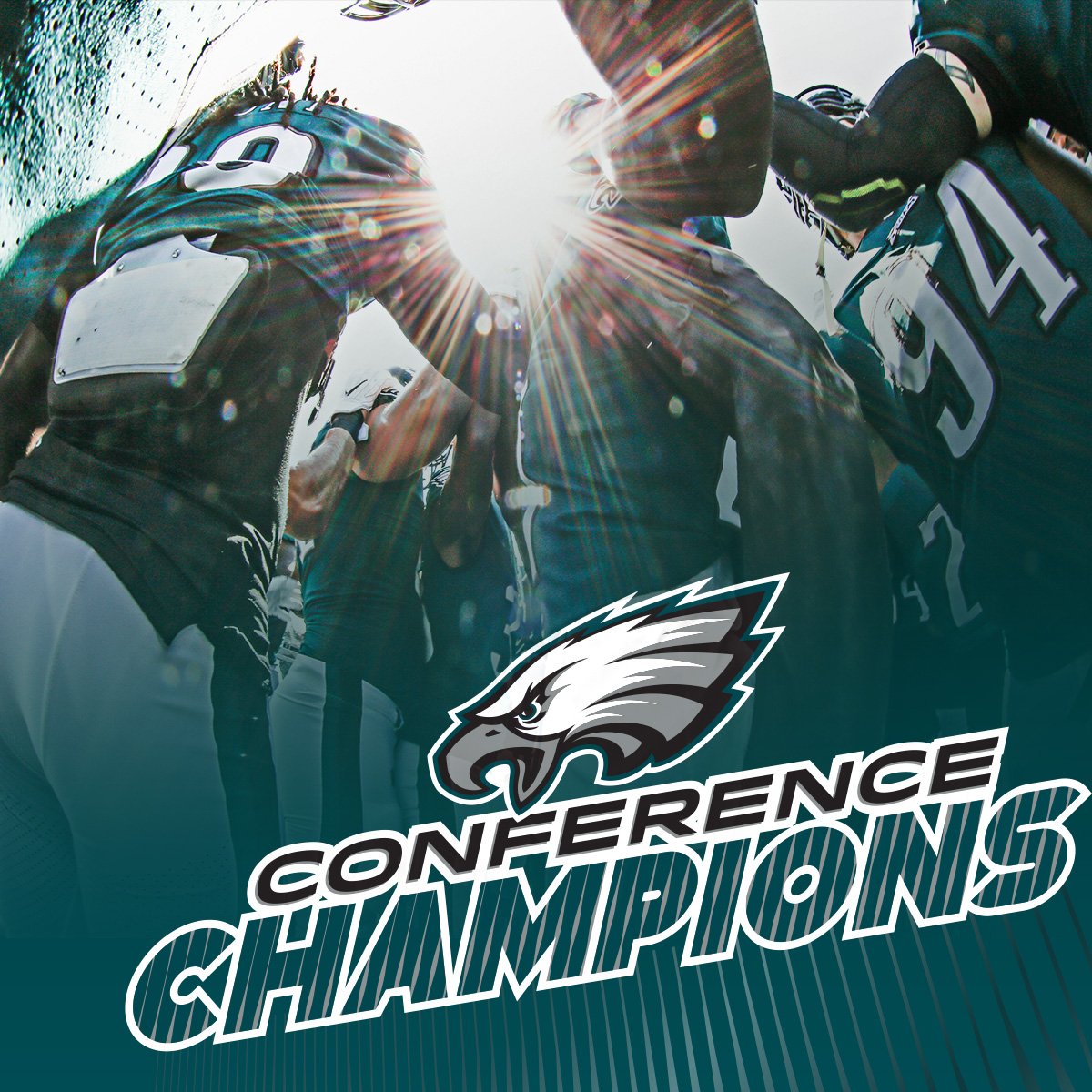 Philadelphia Eagles on X: NFC CHAMPS! #FlyEaglesFly   / X