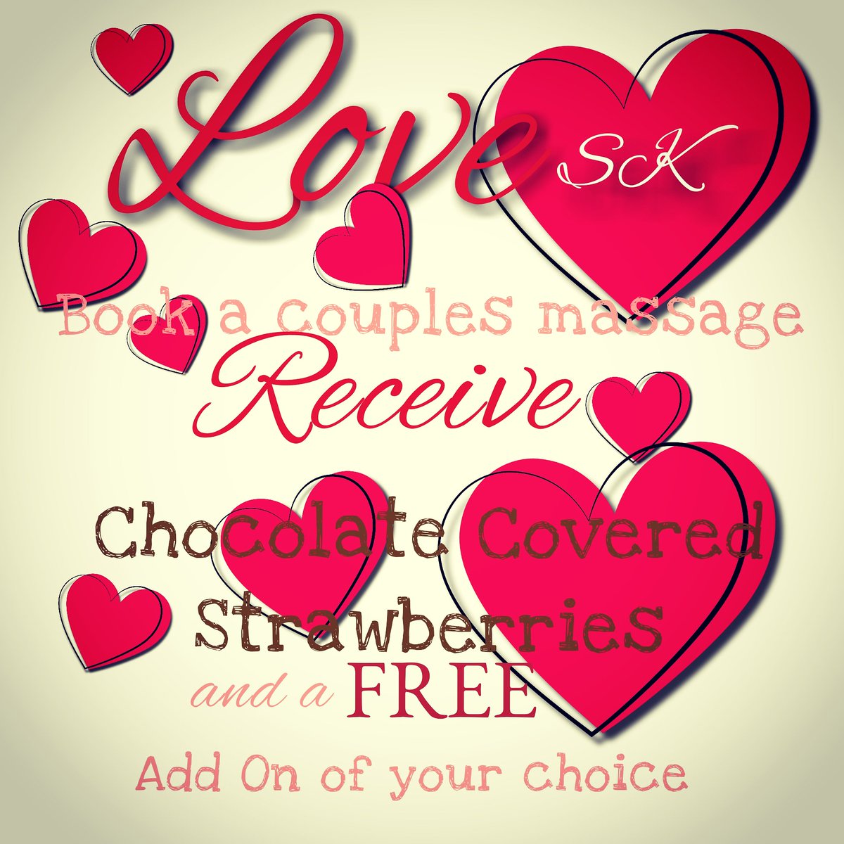 SKDaySpa's tweet photo. #skdayspa wants to share the month of LOVE woth all our #couples offering #couplesmassages at a low price. #choloclatecoveredstrawberries and more. 
#facials include #Chocolatemask and more 

So for all you #chocolatelovers in #ColoradoSprings please come join us!! #coloradomade https://t.co/WsbypSYuDf